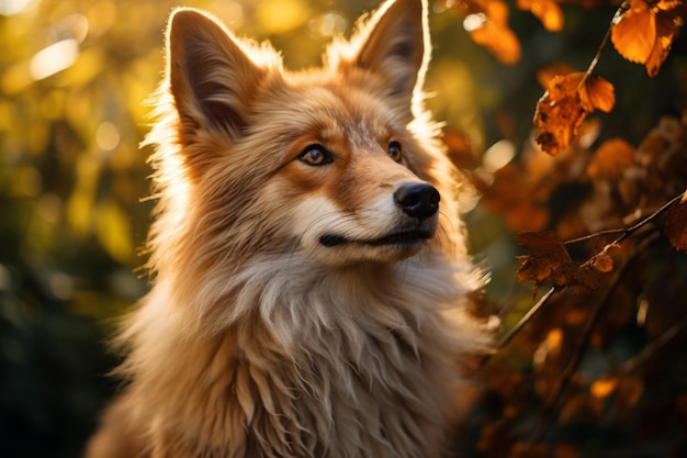 photograph of fox natural light 50mm lens generative ai