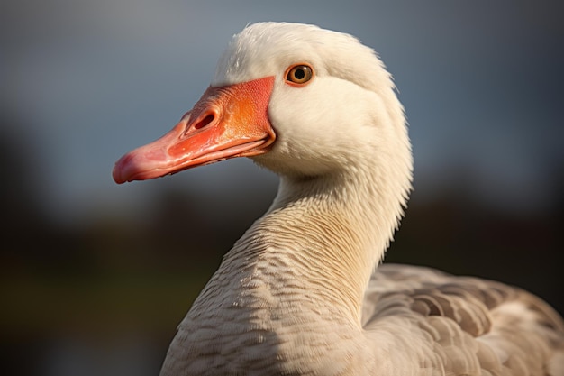 photograph of goose natural light 50mm lens generative ai