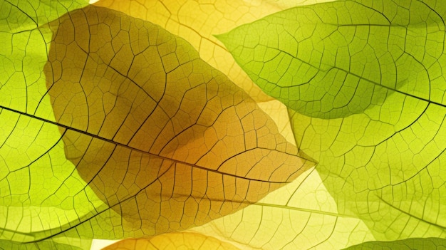 Фотография зеленых листьев текстуры бесшовный узор природы обои