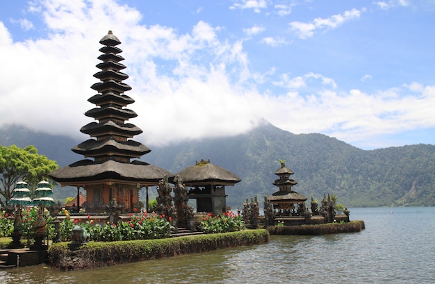 Photograph of the iconic building in Bali Indonesia