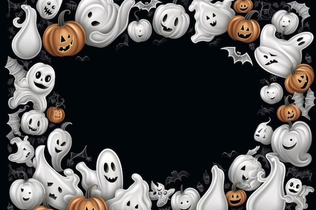 Photo photograph illustration design freespace of halloween