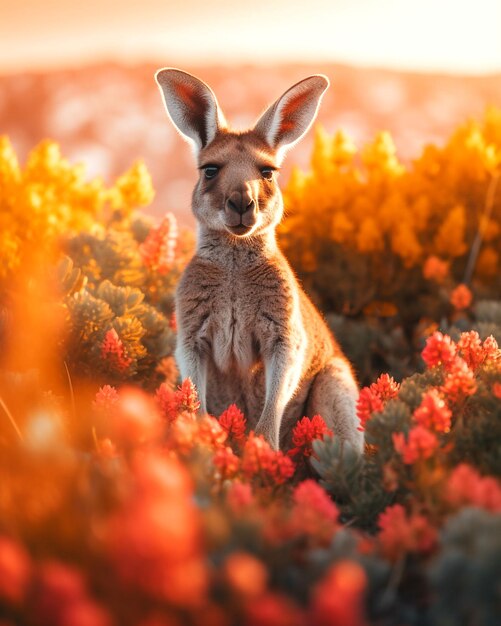 photograph of kangaroo