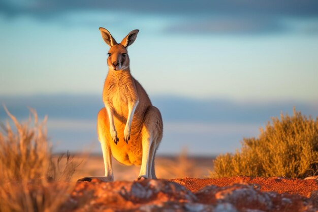 photograph of kangaroo