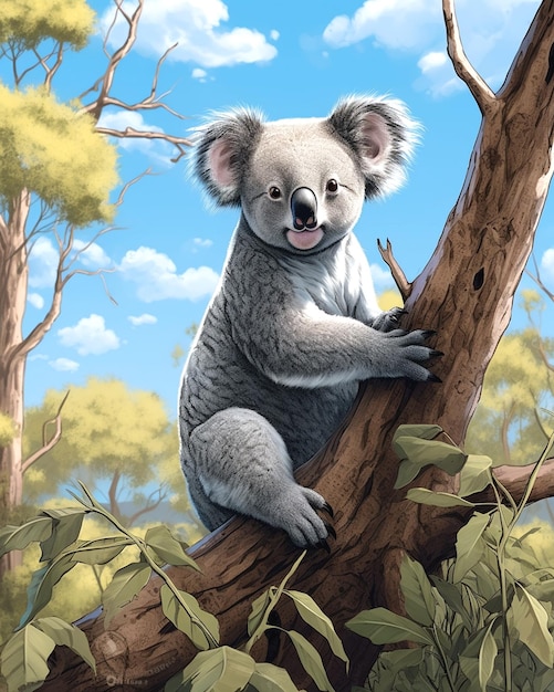 photograph of koala