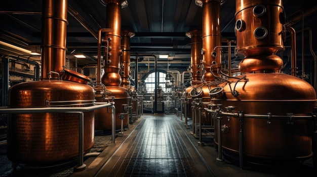 photograph of liquor distiller