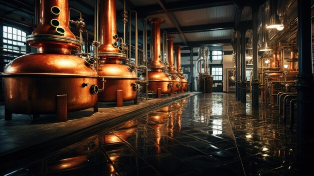 photograph of liquor distiller