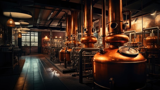 photograph of liquor distiller