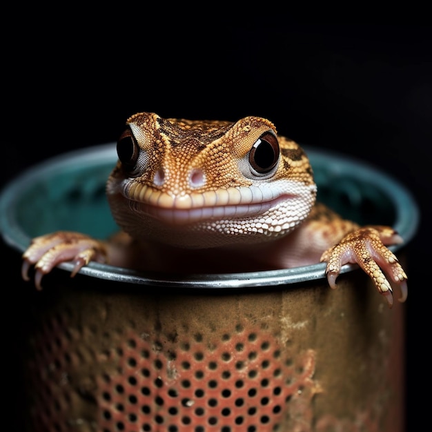 Photo a photograph of lizard chameleon iguana gecko