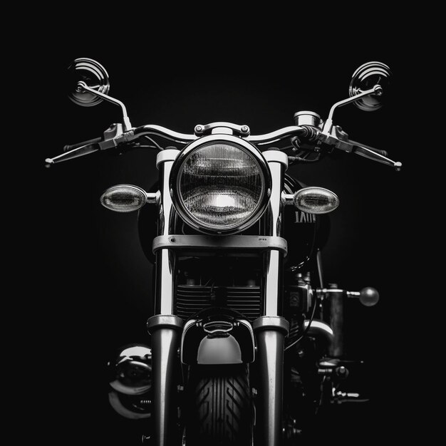 Photo photograph of a motorcycle