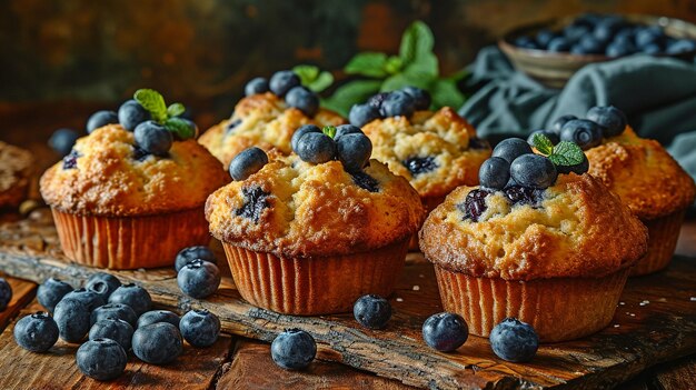 photograph of muffins