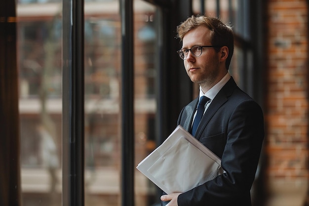 photograph of Professional young business Economist