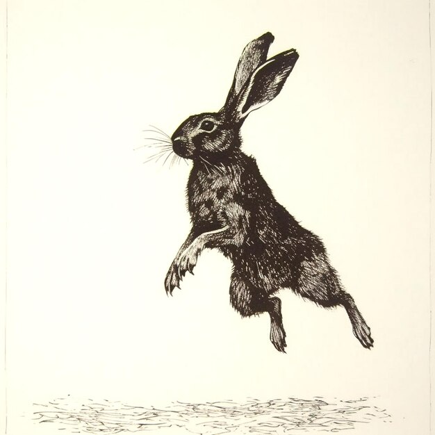 Photo photograph of rabbit