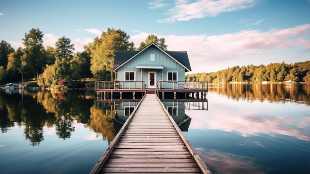 A photograph of a real estate building