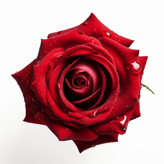 photograph of red rose