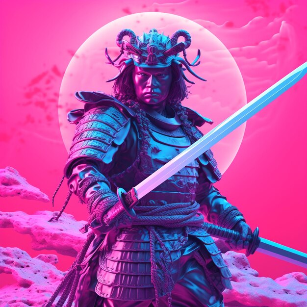 Photo photograph of samurai