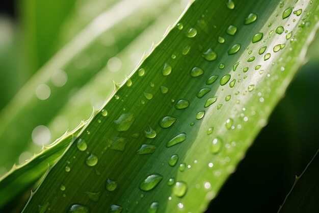 Photograph Of Spider Plant Leaf Natural Light Generative AI