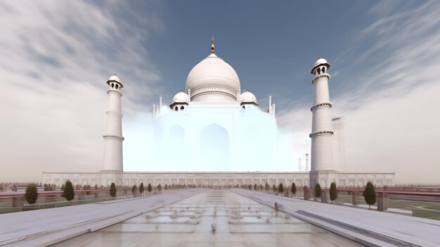 photograph of the Taj Mahal