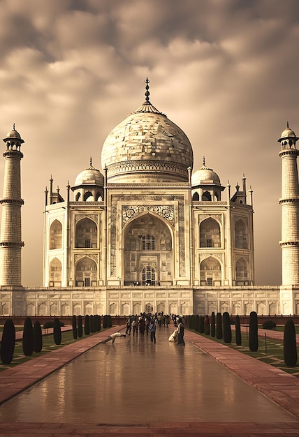 photograph of the Taj Mahal