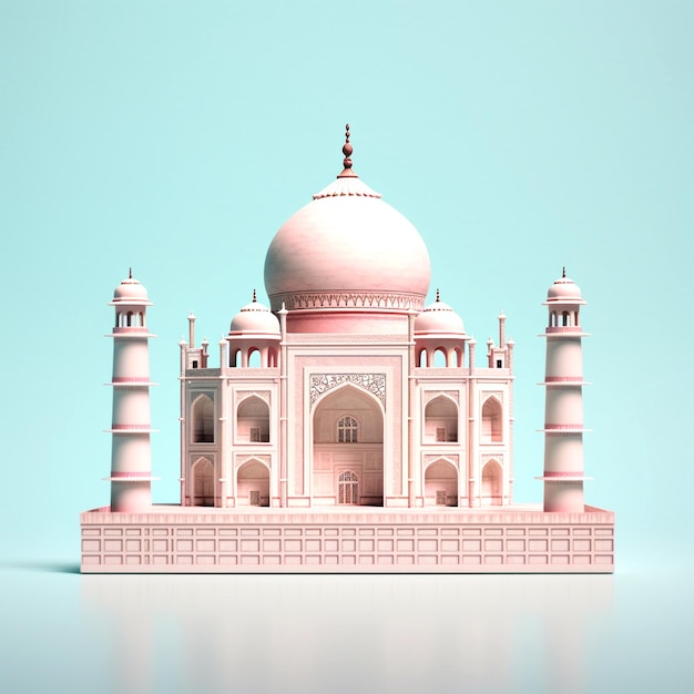 photograph of the Taj Mahal