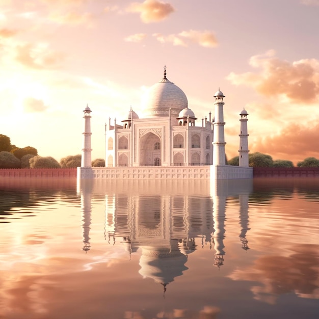 photograph of the Taj Mahal