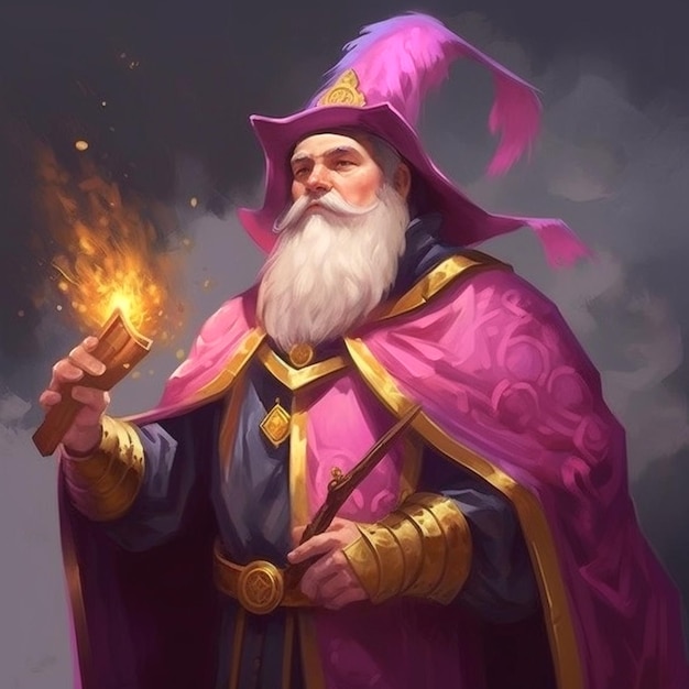 photograph of wizard