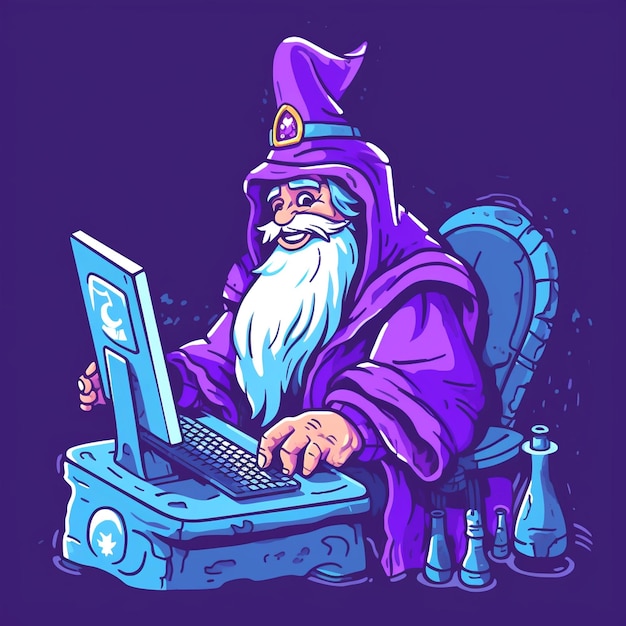 photograph of wizard