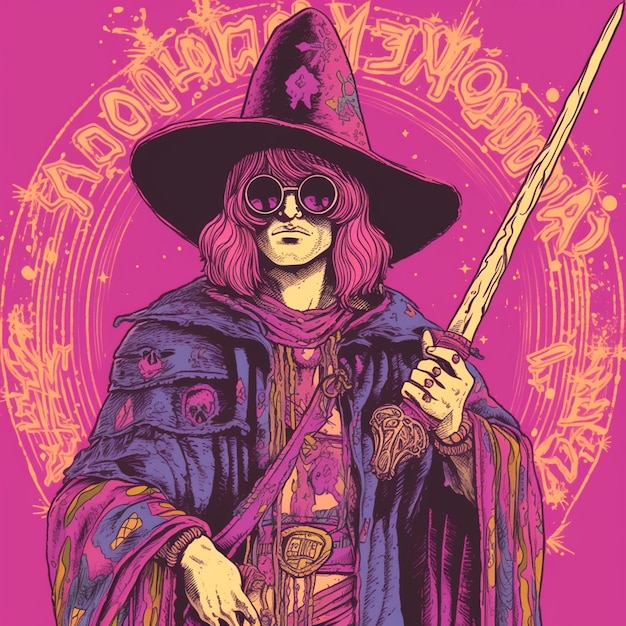 photograph of wizard