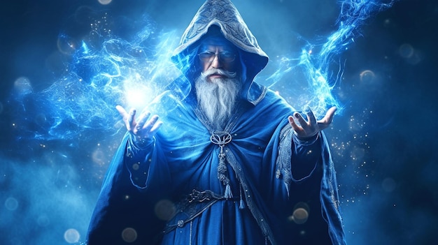 photograph of wizard