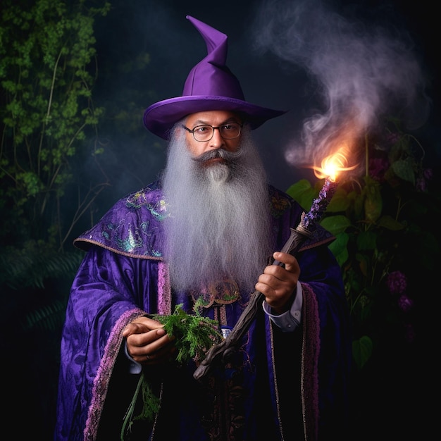 Photo photograph of wizard