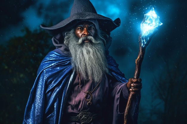 Photo photograph of wizard