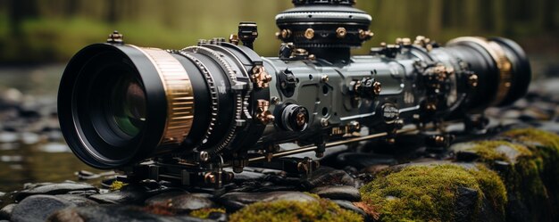 Photo photographer building a diy camera slider background