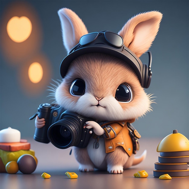 Photographer Bunny Rabbit