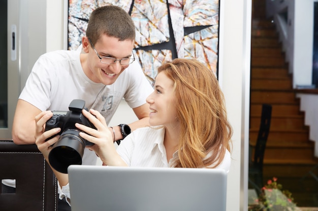 Photographers working