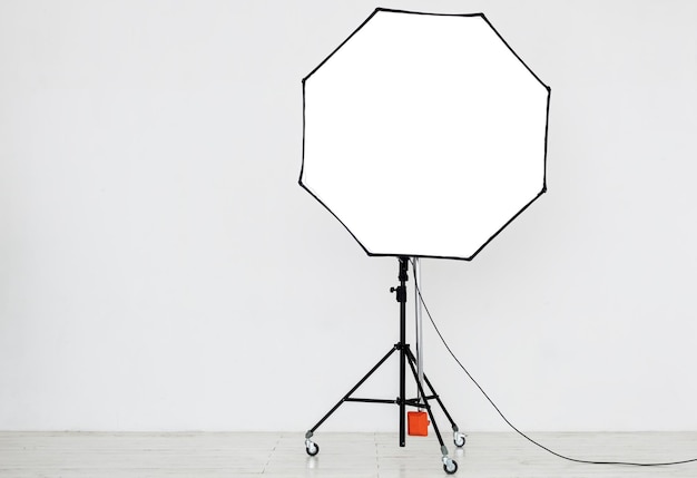 Photographic lighting in an empty studio