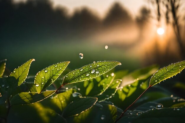 A Photographic Masterpiece Capturing the Serenity and Beauty of a Foggy Sunrise