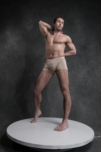 Photographic reference set featuring male art poses