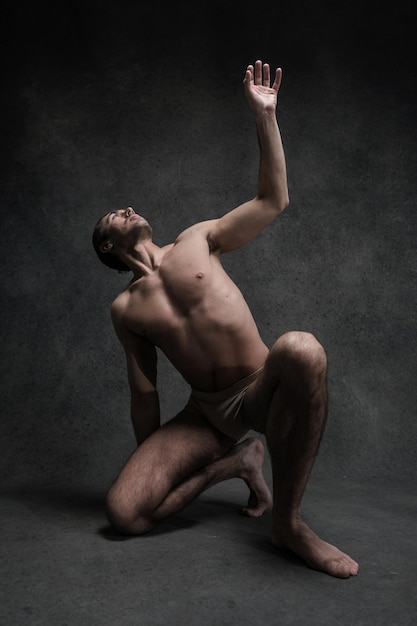 Photographic reference set featuring male art poses