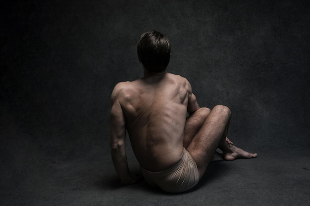 Photographic reference set featuring male art poses