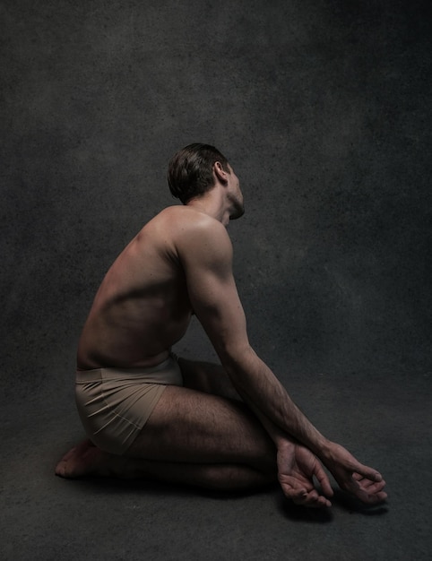 Photographic reference set featuring male art poses