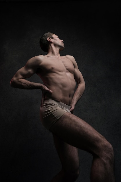 Photographic reference set featuring male art poses