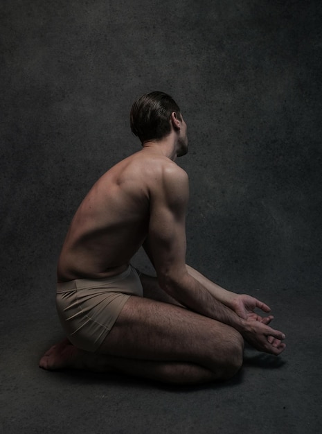 Photographic reference set featuring male art poses