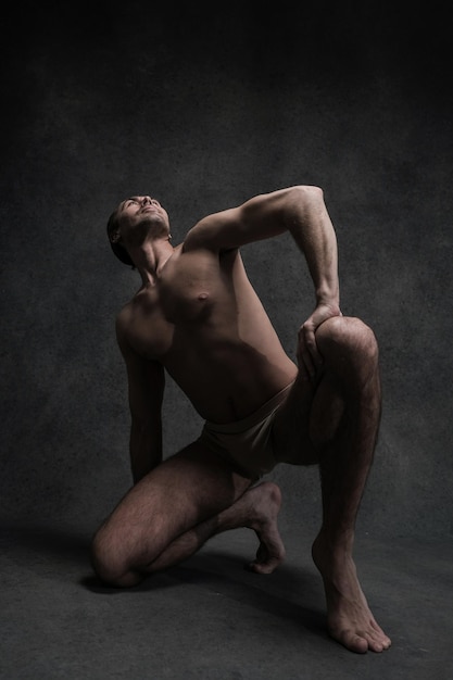 Photographic reference set featuring male art poses