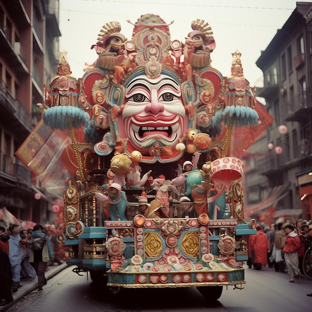 Photographing the Elaborate Displays in New Year Celebrations