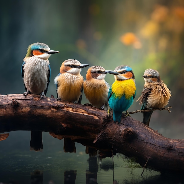 Photo photographs of beautiful birds