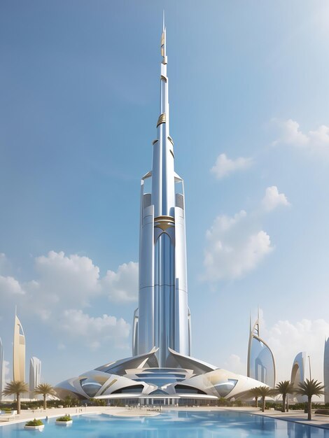 Photo photographs of burj khalifa highresolution images and pictures generated using ai generator