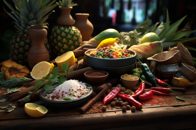Photo photographs of ethnic foods