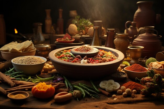 Photo photographs of ethnic foods