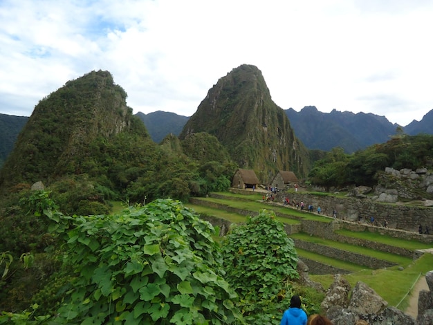 Photographs of the lost city of Machu Picchu in Cusco Peru.