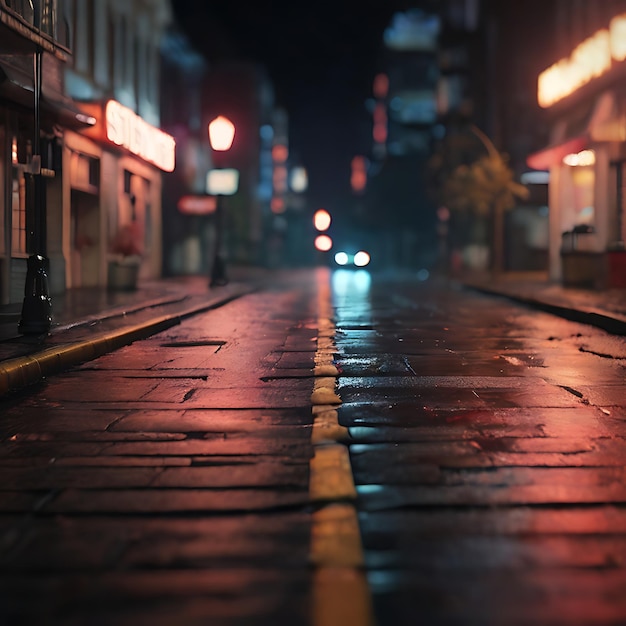 Photographtiltshift street in the style of stranger things ai