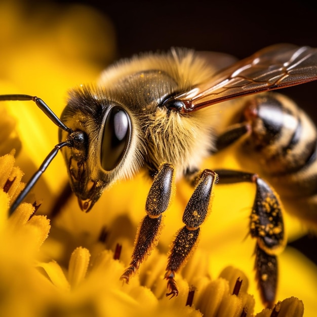 Photography of bee